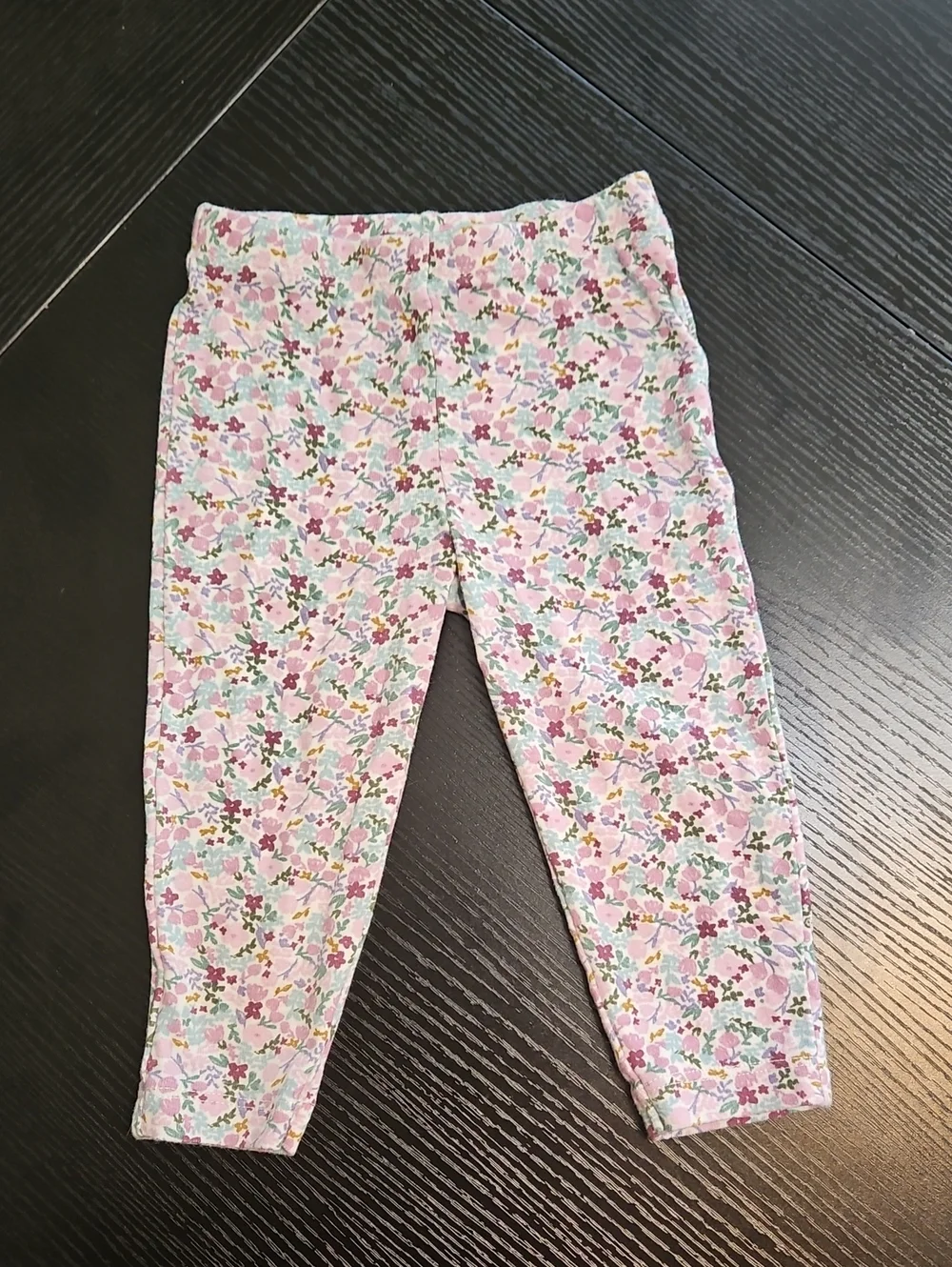 Carter's Pink Floral Cotton Pajama Bottoms
